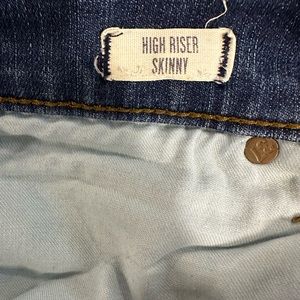 Madewell High Riser Skinny Jeans, Size 32
